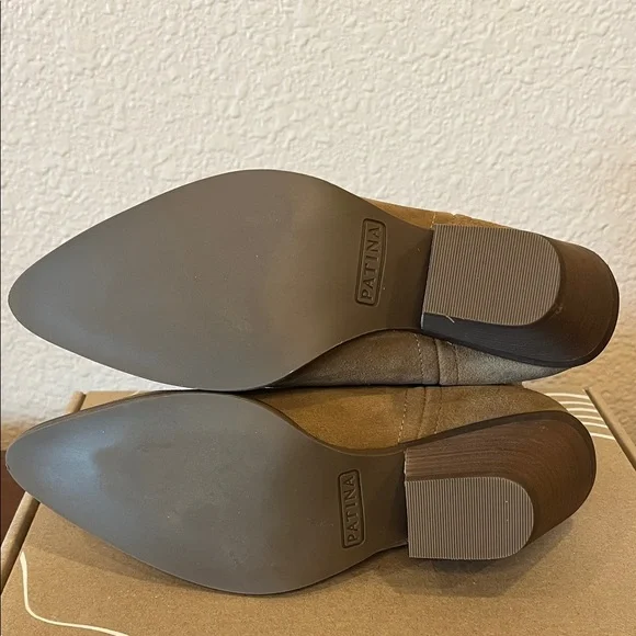 Patina / Portland Leather Dakota Western Boot - Taupe- Size 7.5 - Picture 7 of 11